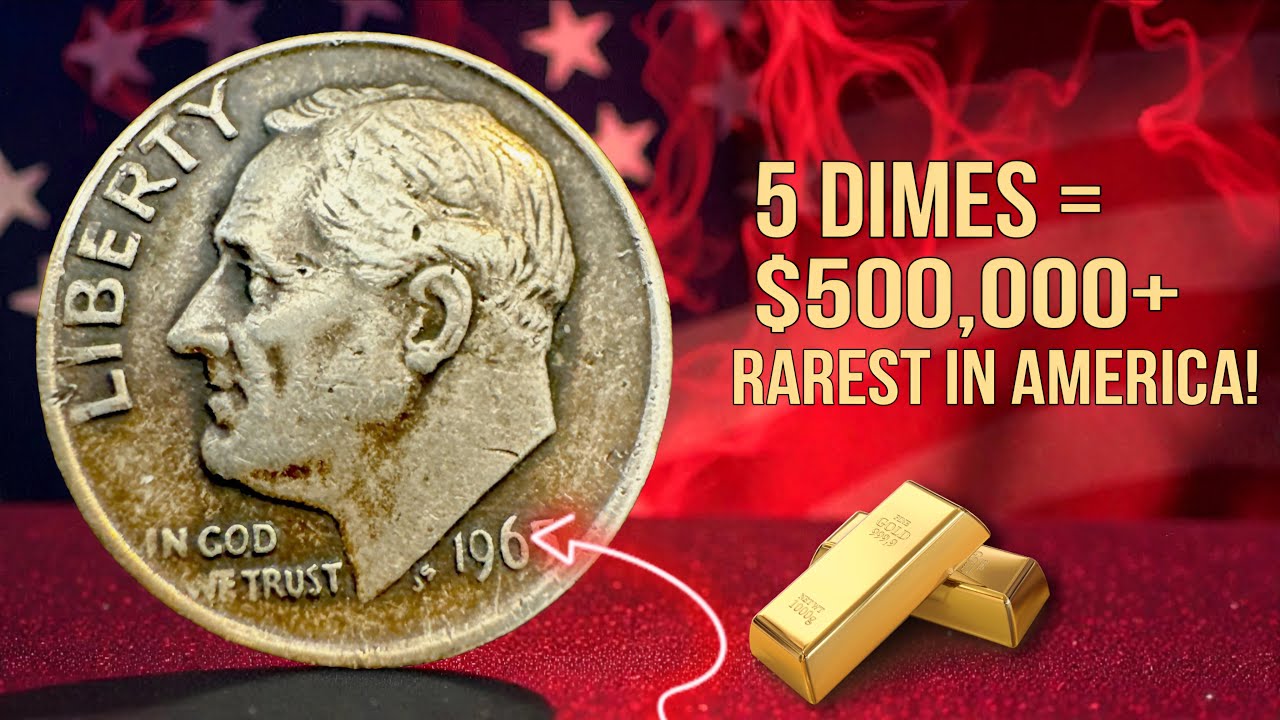 Top 5 Most Valuable Roosevelt Dimes in America | Rare U.S. Dimes Worth Six Figures!