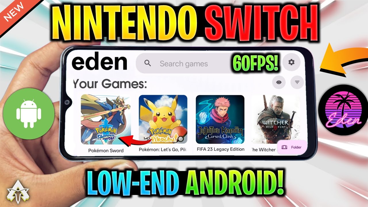 🔥 TESTING EDEN EMULATOR ON *LOW-END* ANDROID DEVICE! BEST NINTENDO SWITCH EMULATOR?