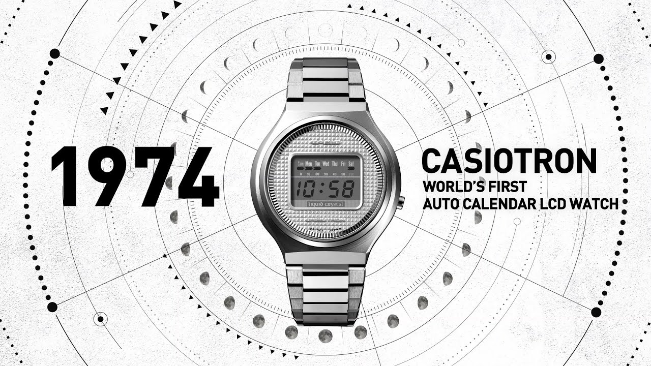 CASIO 50 YEARS OF WATCH HISTORY