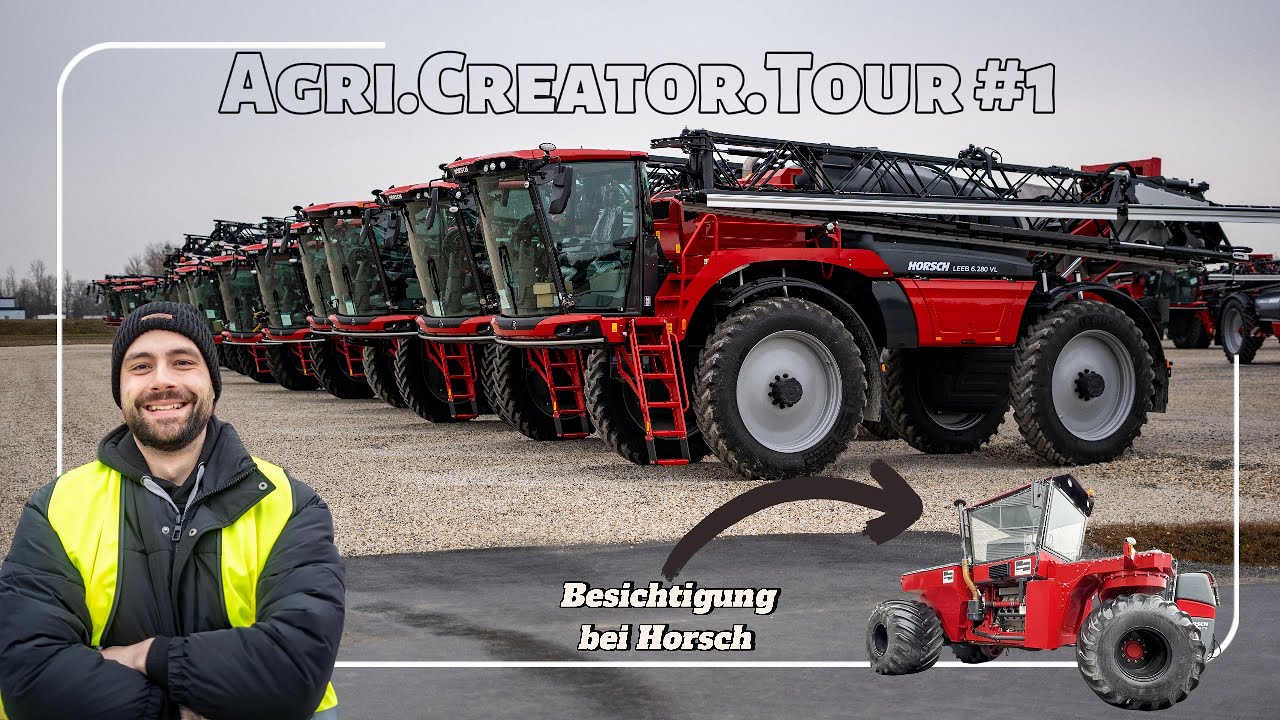 Agri.Creator.Tour Teil 1 | Besichtigung Horsch Produktionen | tractorbook Vlog #32