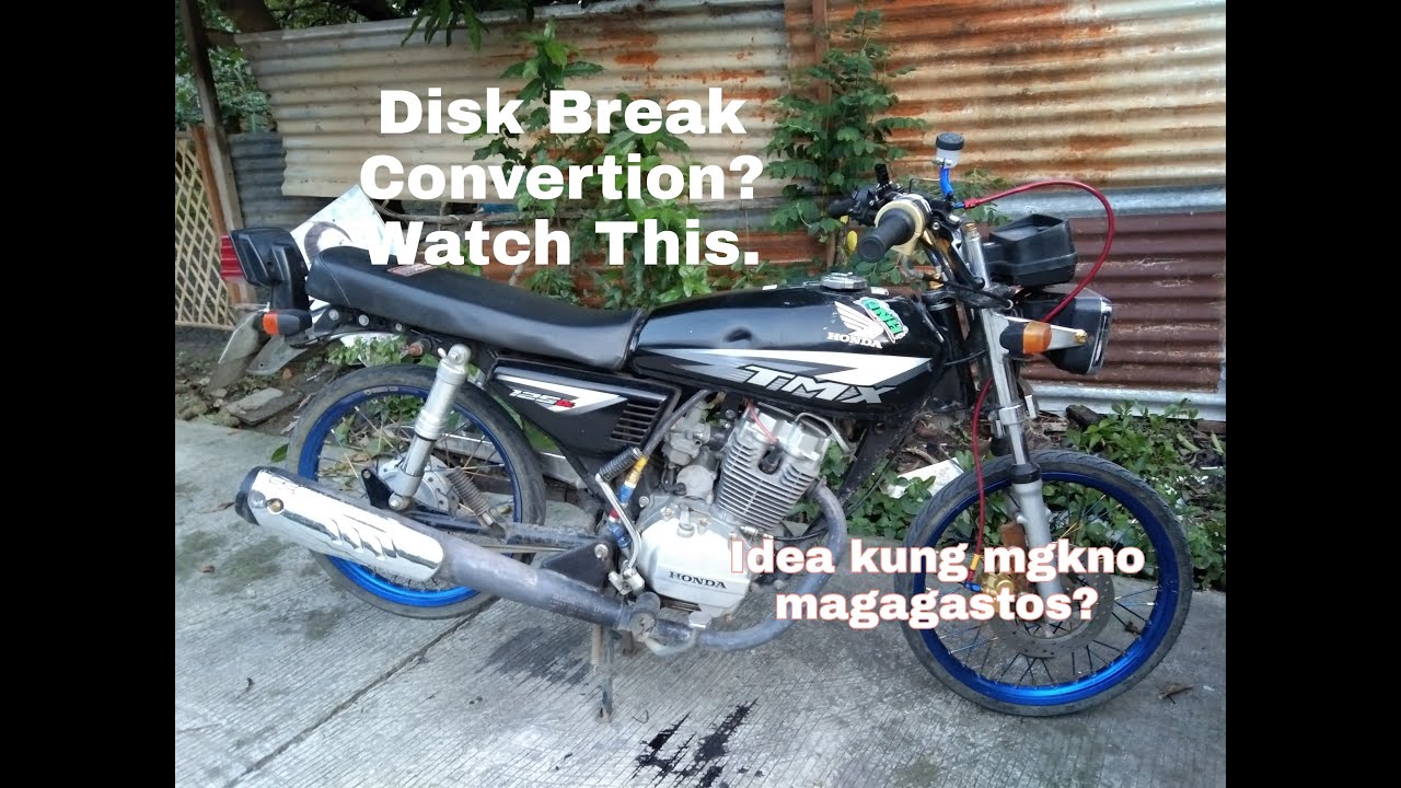 Disk Break Convertion ||| Tmx 125 Alpha
