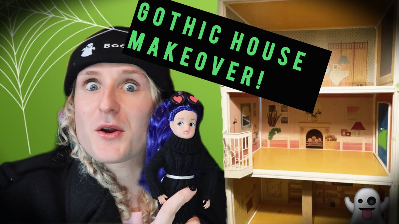 Vintage Sindy Dollhouse: Gothic makeover( Part 1)