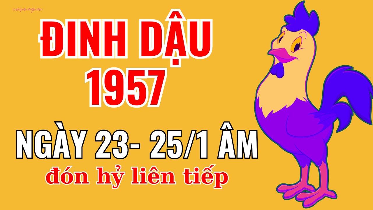 Hưởng Phúc Tuổi Già, Đinh Dậu 1957: Ngày 23-25 Tháng 1 Âm, Đón Hỷ Tín Liên Tiếp