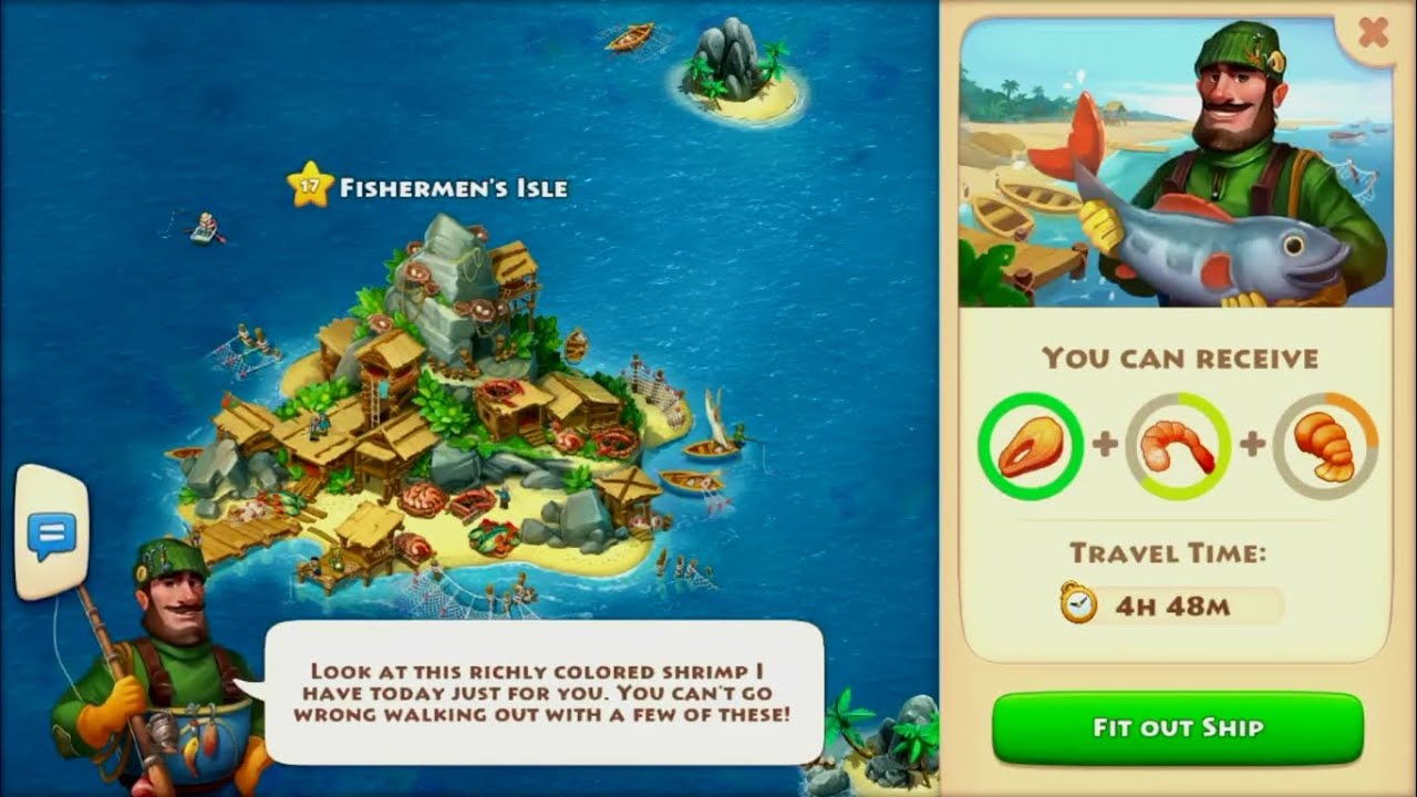 TOWNSHIP GAMEPLAY Upgrade An Isle