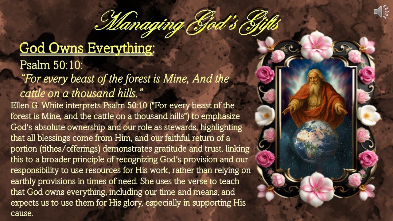 Managing God's Gifts