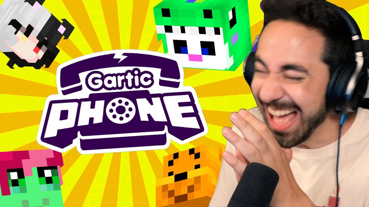 GARTIC PHONE con los de MINECRAFT