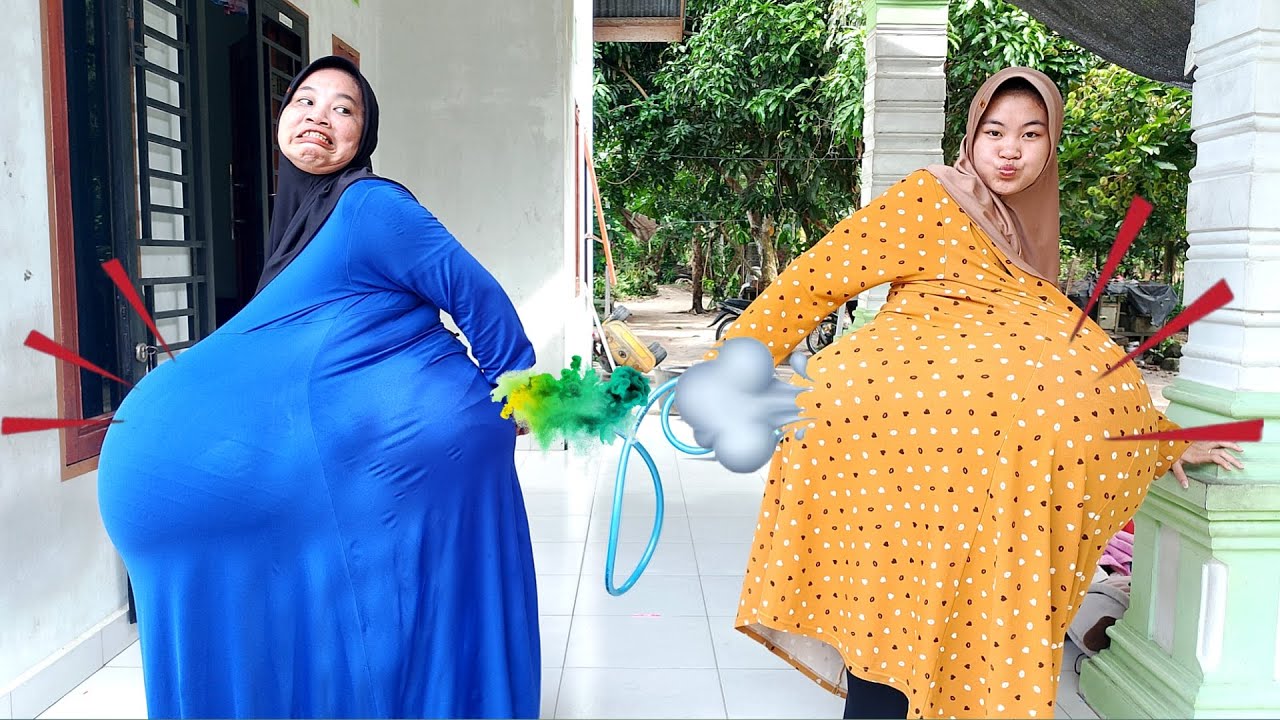 Drama Lucu😂🤣😱 Saling Aduh Angin Ajaib Sampai Perutnya Sama-sama Membesar !!