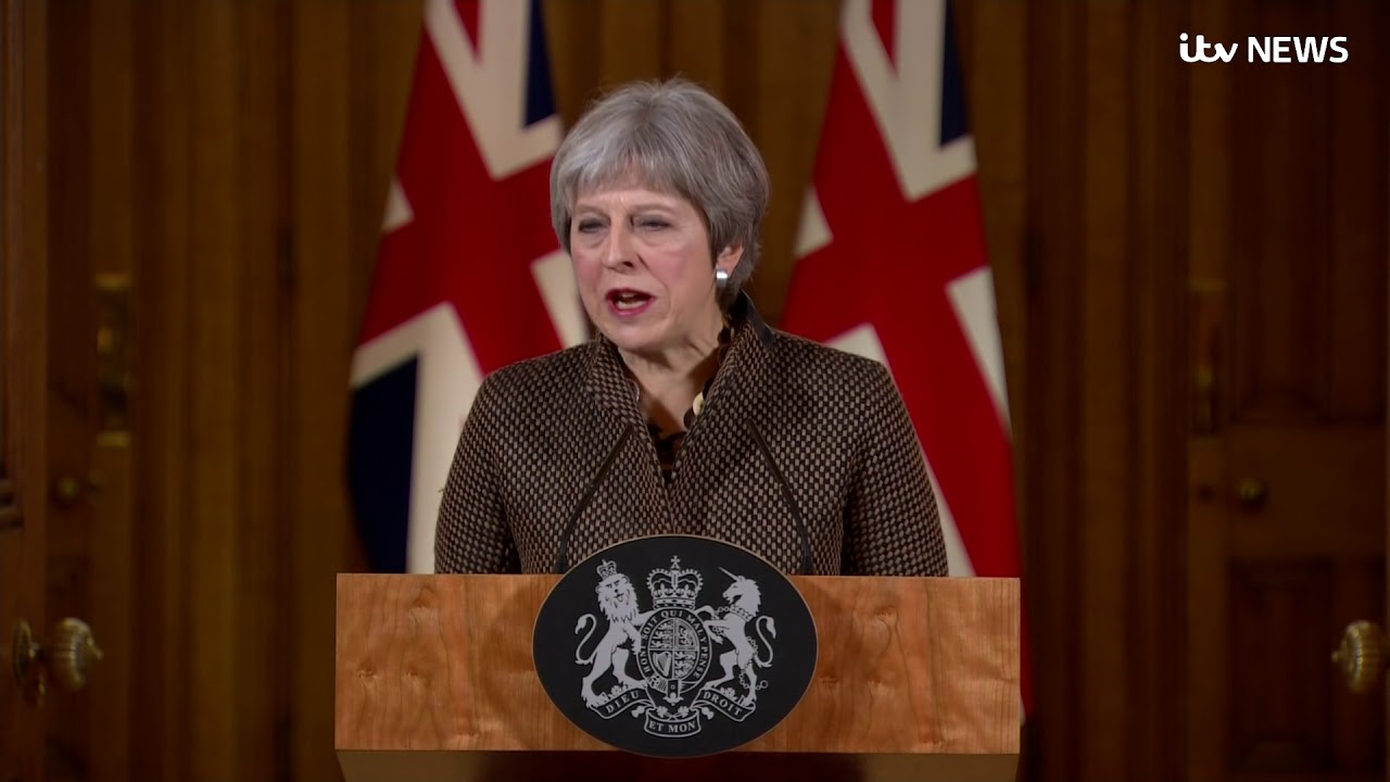 In full: Theresa May’s statement after UK, US and France launch air strikes on Syria | ITV News