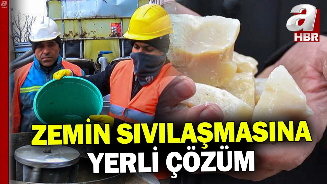 Deprem riskine karşı yerli çözüm! Sıvılaşan zemin 