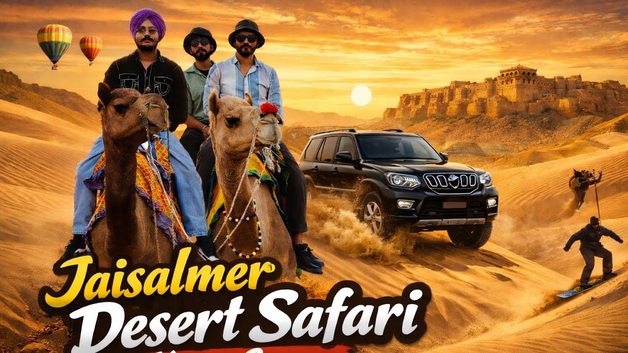 Jaisalmer desert safari / shinda sandhu / vlogs 2026