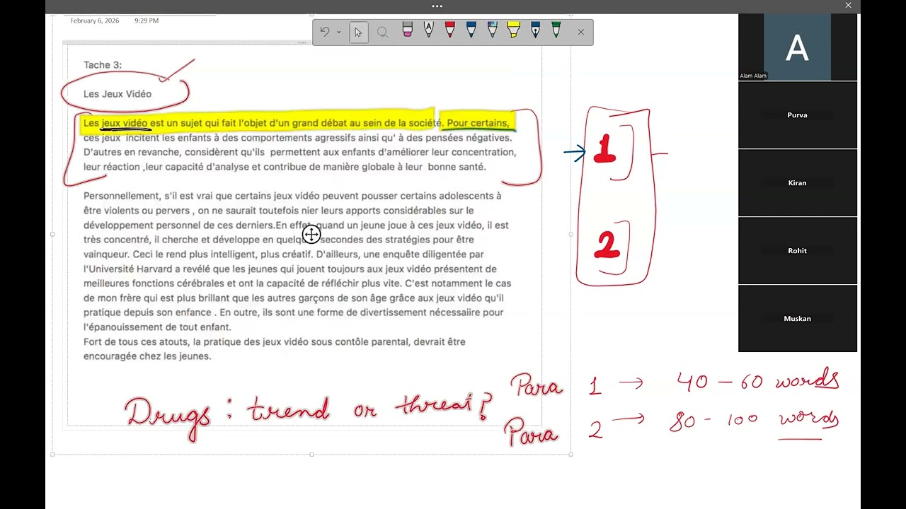 Writing task-3 C1+ template || TCF Canada