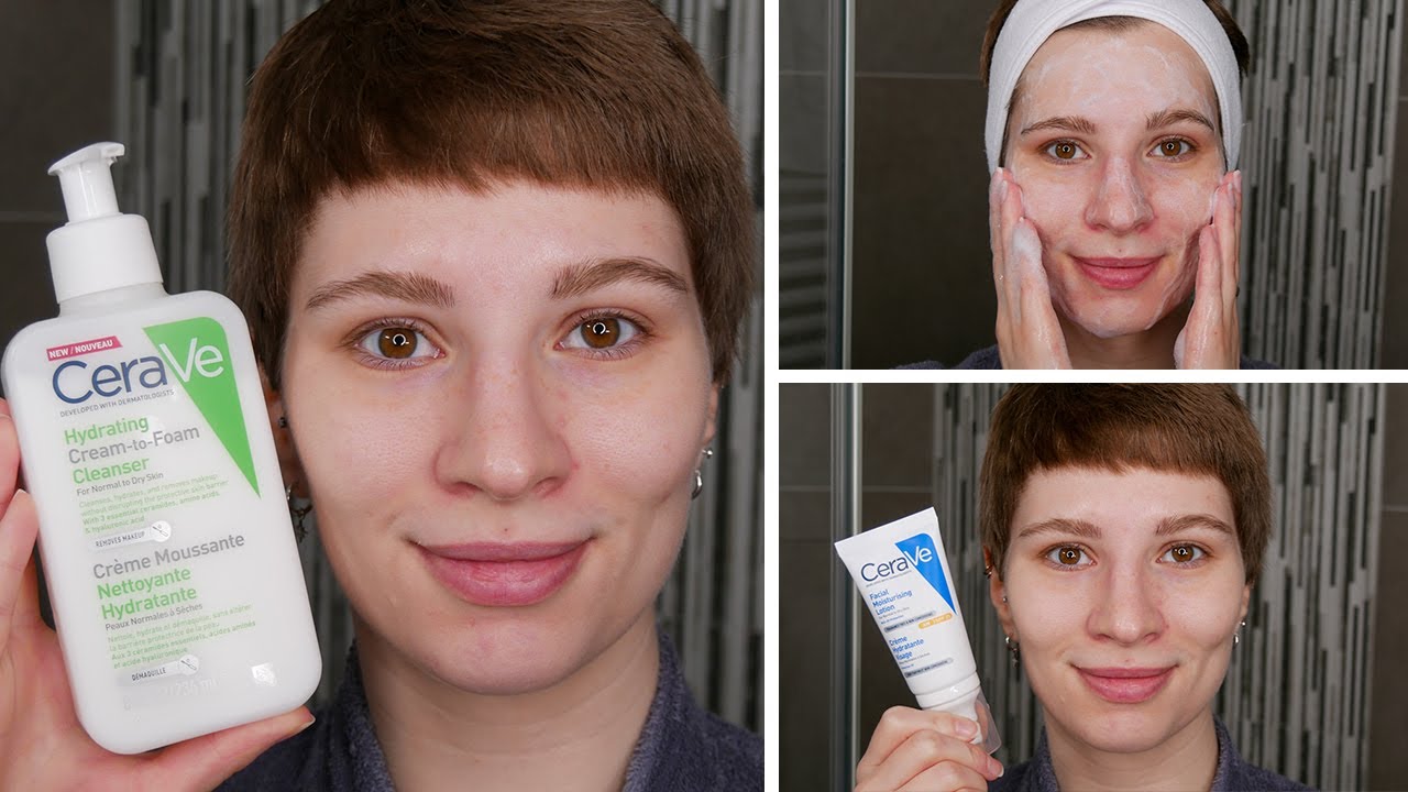 How to use CeraVe Hydrating Cream to Foam Cleanser