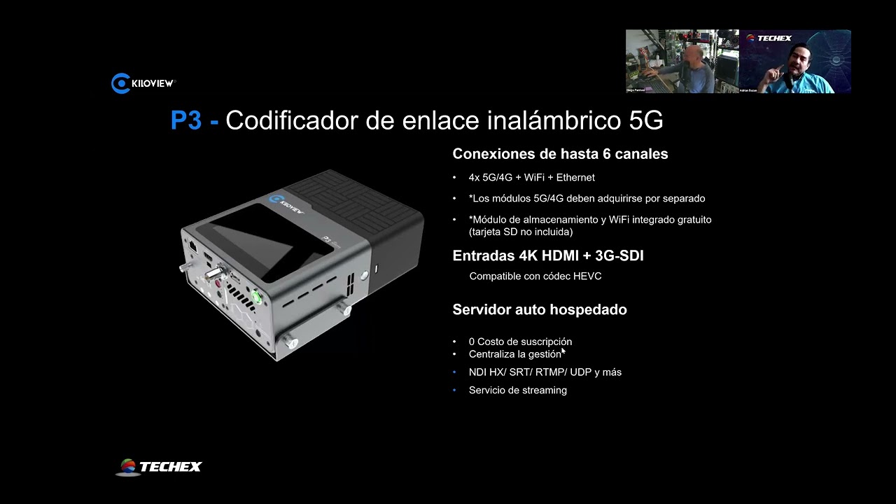 Webinar: Kiloview - la nueva línea de Techex para America Latina