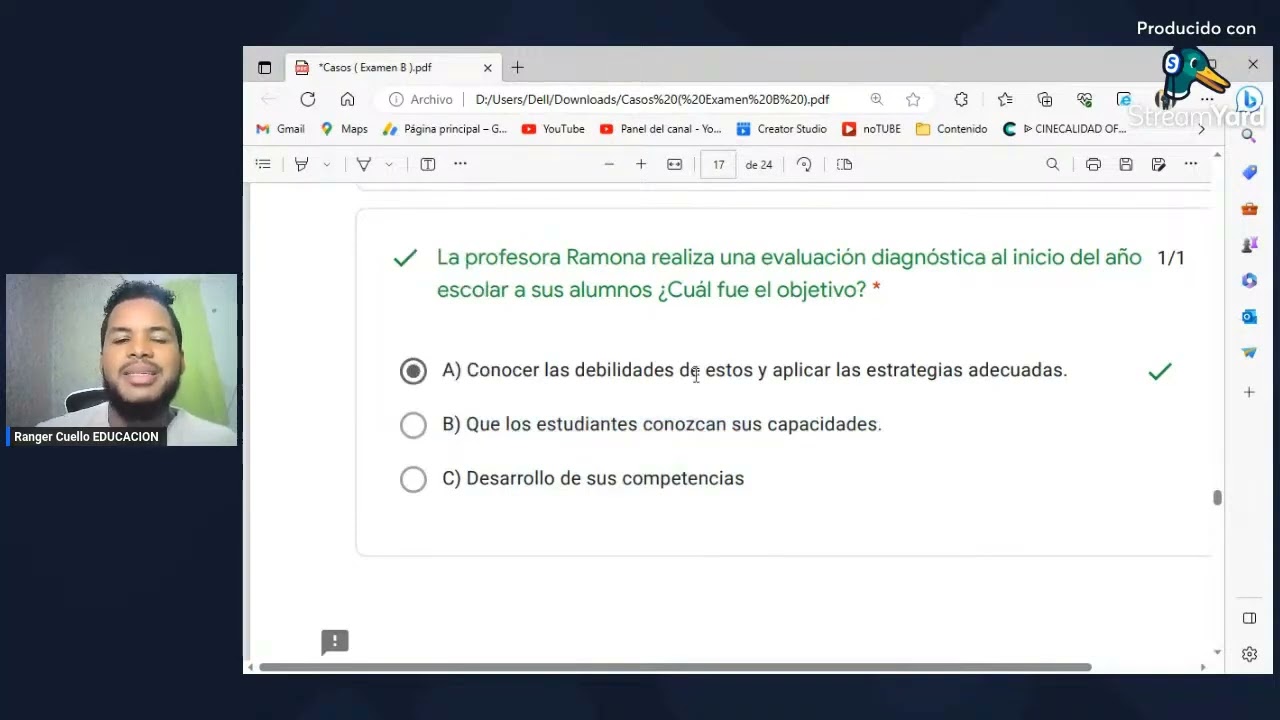 TERCER TALLER CONCURSO DE OPOSICIÓN | ESTUDIO DE CASOS PARTE 3