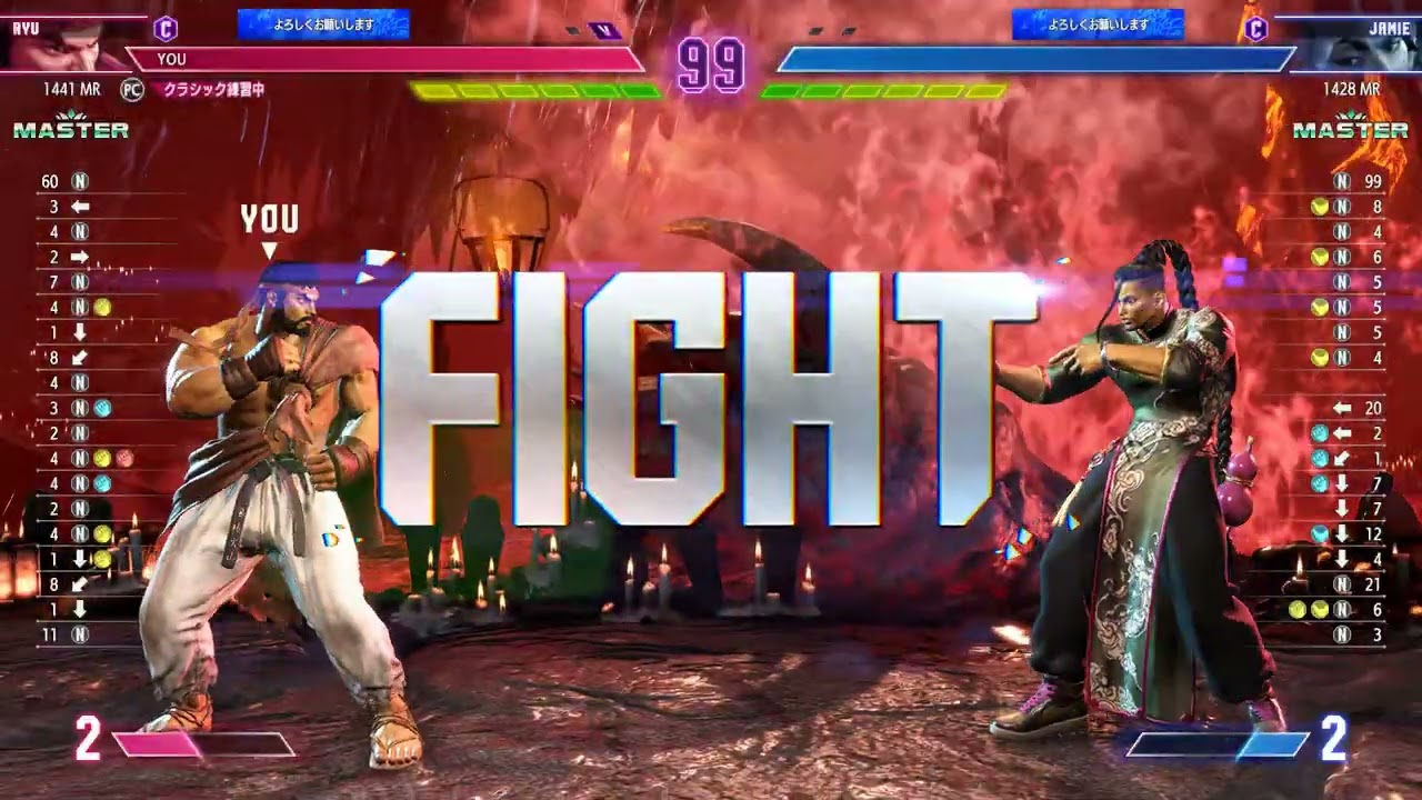 スト６#101 元万年ブロンズ　MR1400〜　必死に食らいついていく　リュウ　SF6