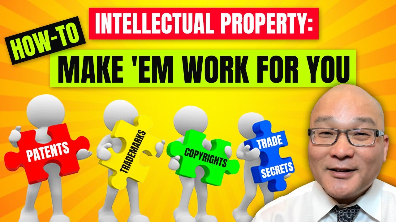 Four Types of Intellectual Property: patents, trademarks, copyrights & trade secrets
