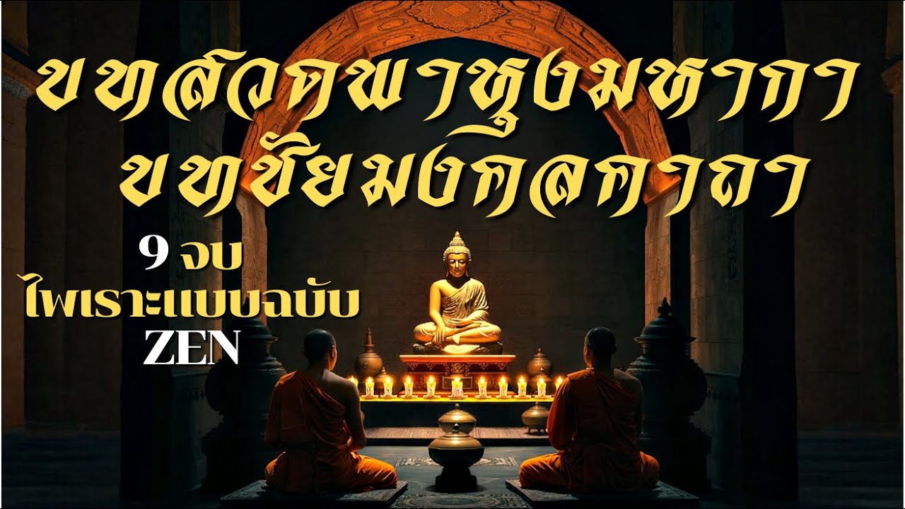 พาหุงมหากา ชัยมงคลคาถา (Ver. Zen ) - ไพเราะเสนาะหู ฟังก่อนนอนเสริมศิริมงคลยามหลับ ท่องจำง่าย
