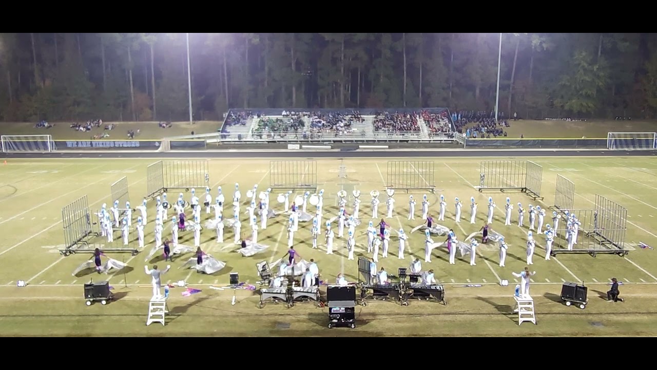 2023 Union Pines Marching Vikings perform Trapped!
