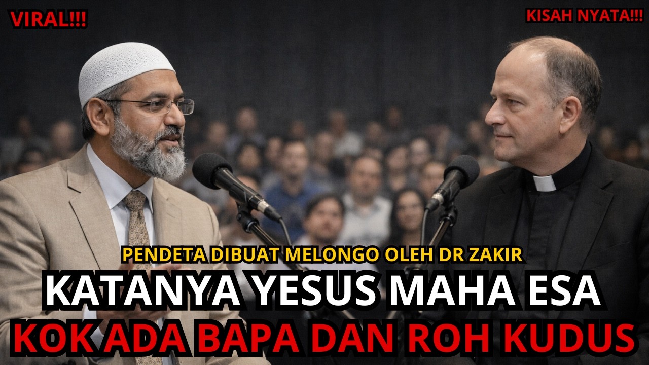 VIRAL ‼️ RIBUAN KRISTEN TERSADARKAN OLEH DR ZAKIR SAAT DEBAT DENGAN PENDETA, YESUS ITU MANUSIA