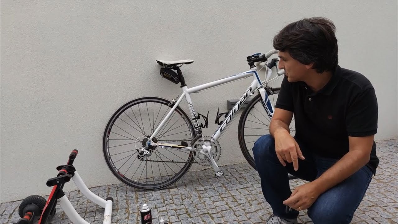 Troca de cabo das mudanças traseiras na bicicleta