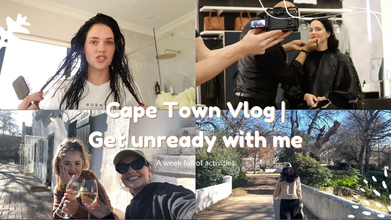 Cape Town Vlog | How I tint my eyebrows | Get unready with me