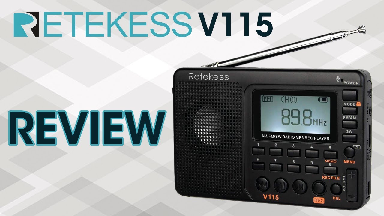 Retekess V115 | Radio AM/FM con MP3 📻 | Review