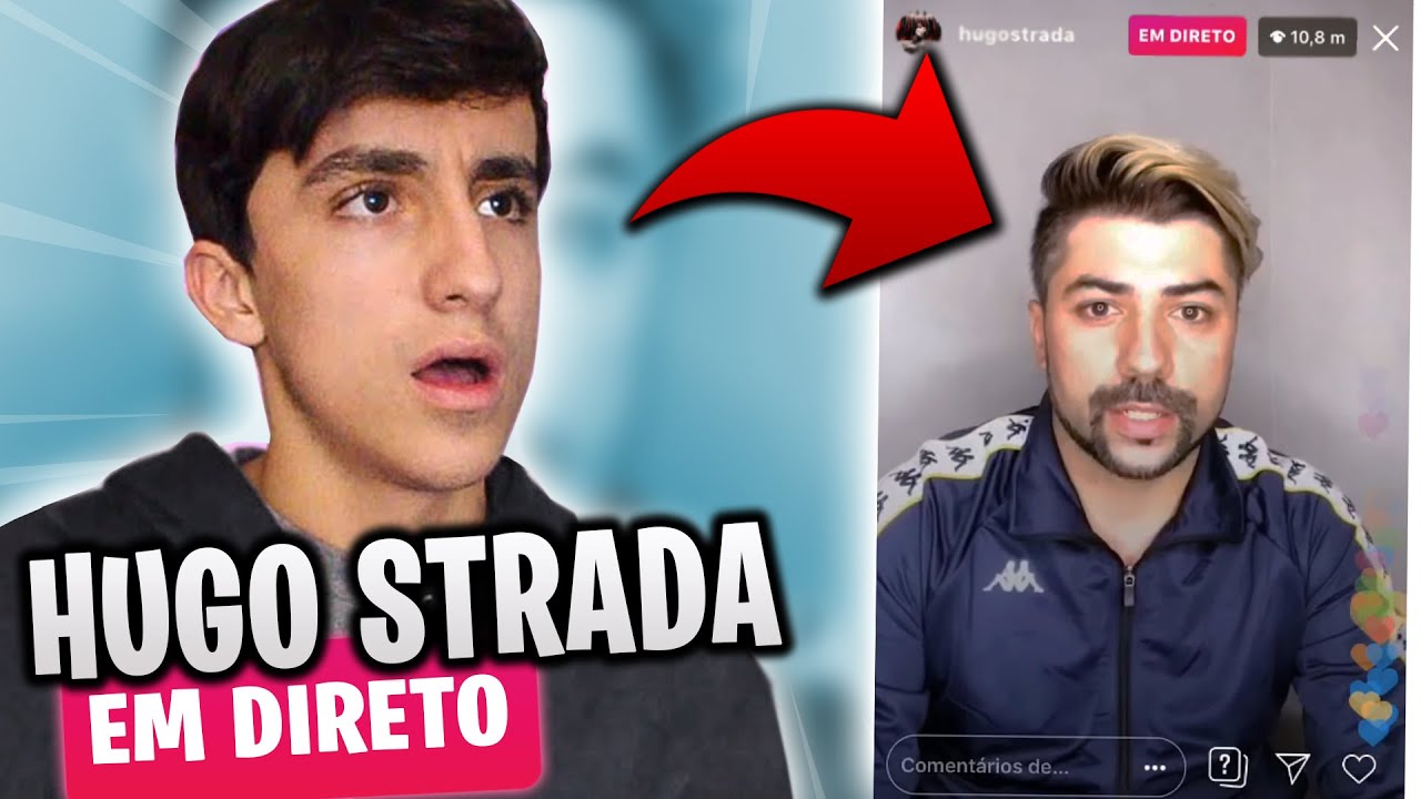 HUGO STRADA PELA PRIMEIRA VEZ EM DIRETO!! [PARTE 1]