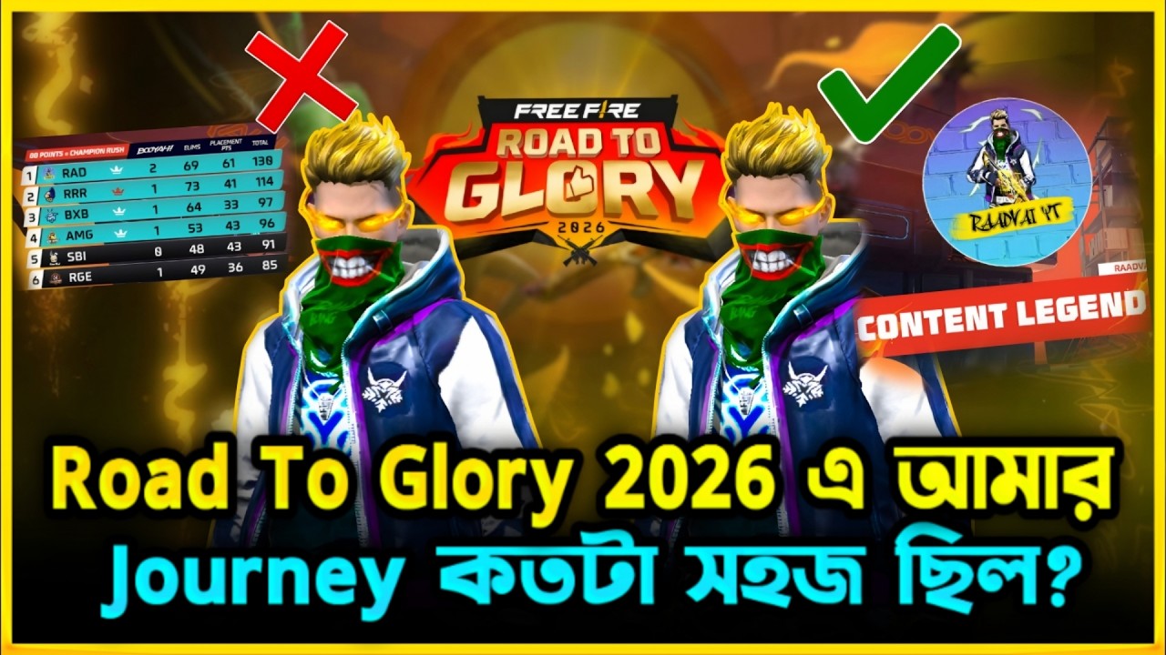 এ বছরের Road To Glory এর Journey কেমন ছিল? Bangladesh Top1 টিম😮ফাইনাল ও Content Legend এর রহস্য ফাঁস