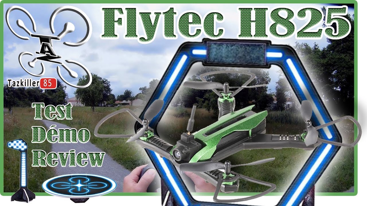 H825 FLYTEC drone FPV Review Test Démo / Petit parcours maison et .. surprise !!!