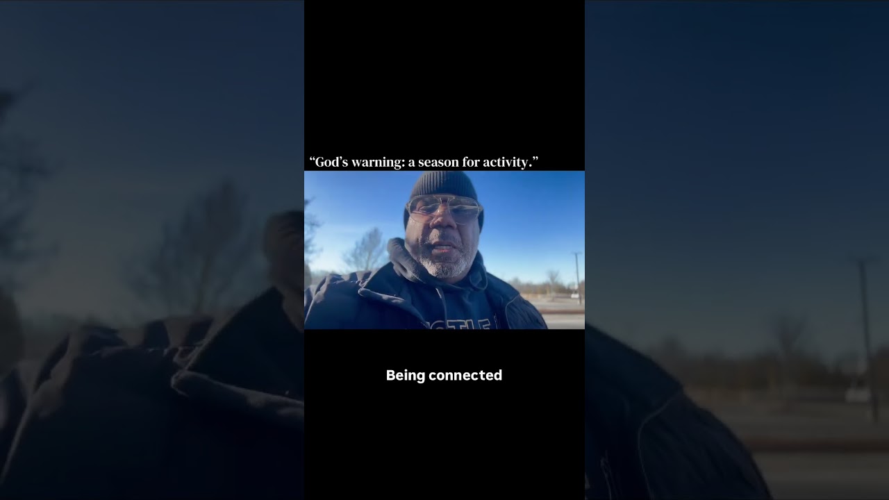 “God’s warning: a season for activity.”