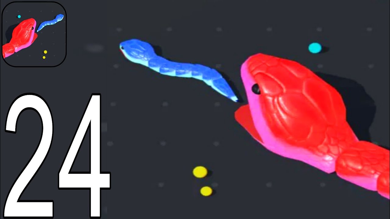 Snake Clash - Gameplay Walkthrough Part 24 Tutorial NEW Mobile Game (Android,ios)