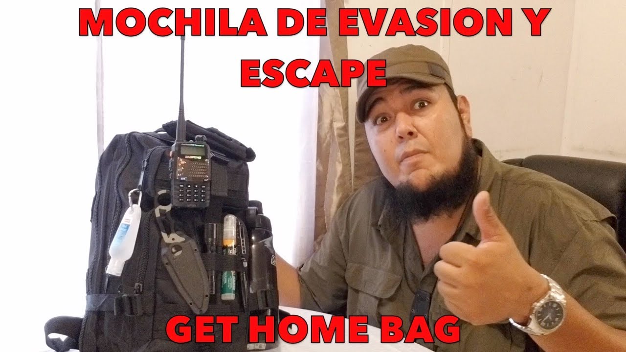 MOCHILA DE EVASION Y ESCAPE 