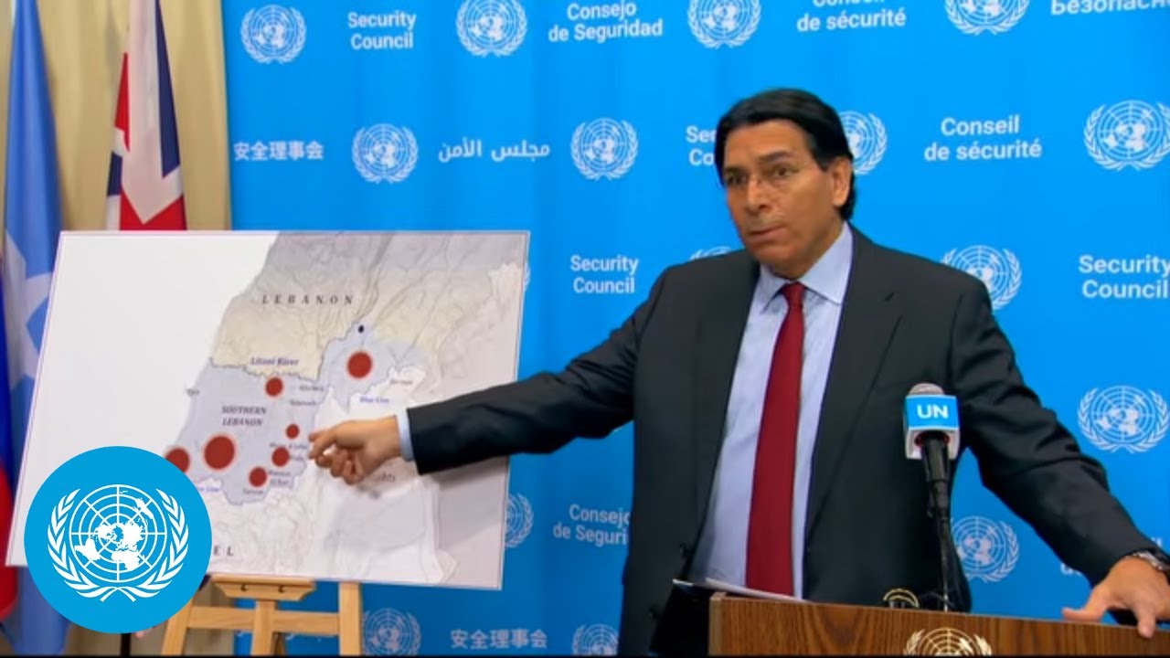 Israel on the Middle East - Security Council Stakeout | United Nations