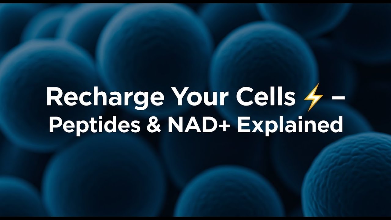 “Peptides & NAD⁺ Boosters: The Molecules That Might Slow Aging”