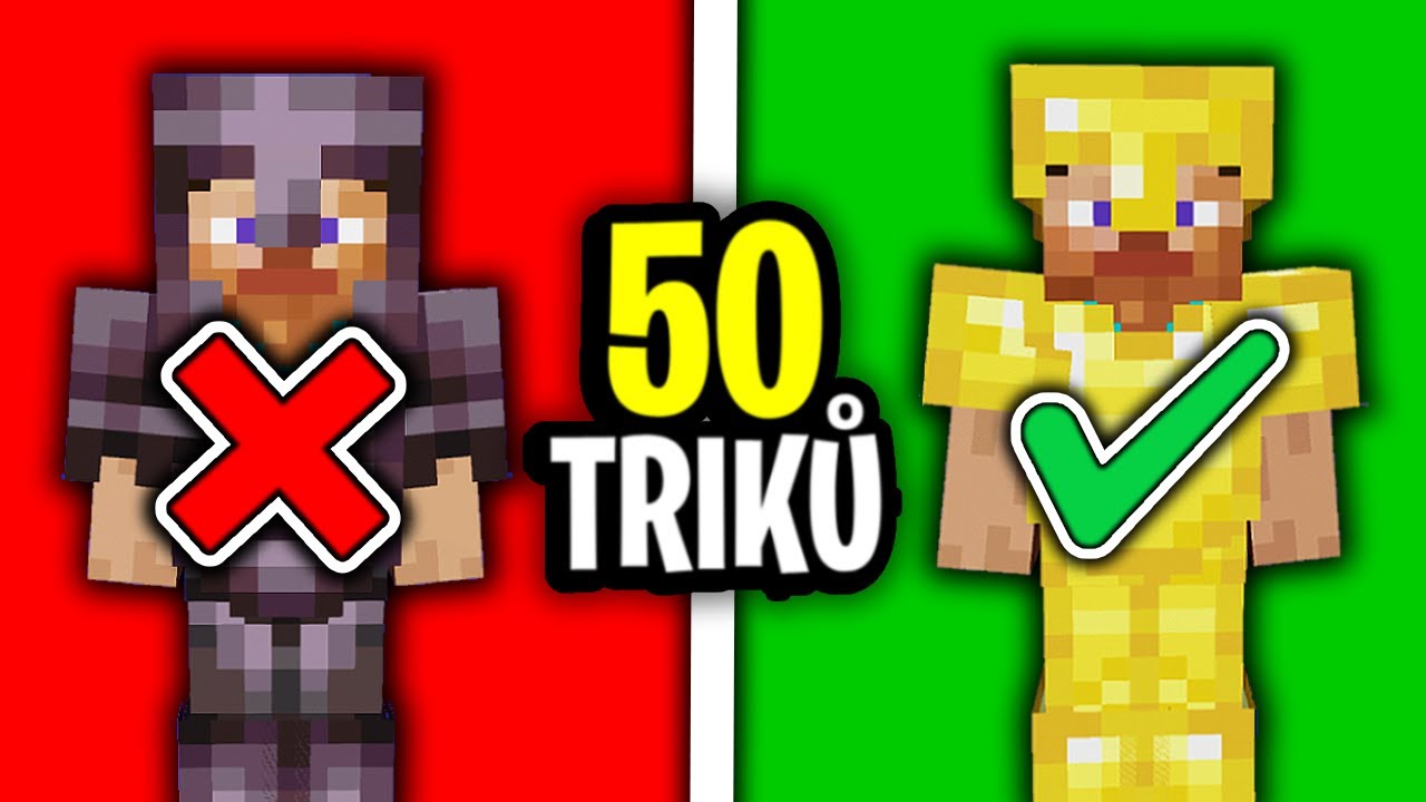 50 Minecraft Triků, Které 99 % Hráčů Nezná!