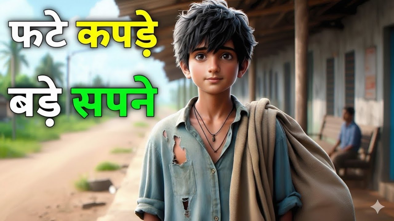 फटे कपड़े, बड़े सपने | Poor Boy Struggle to Success | Hindi Motivational Story #trending #story