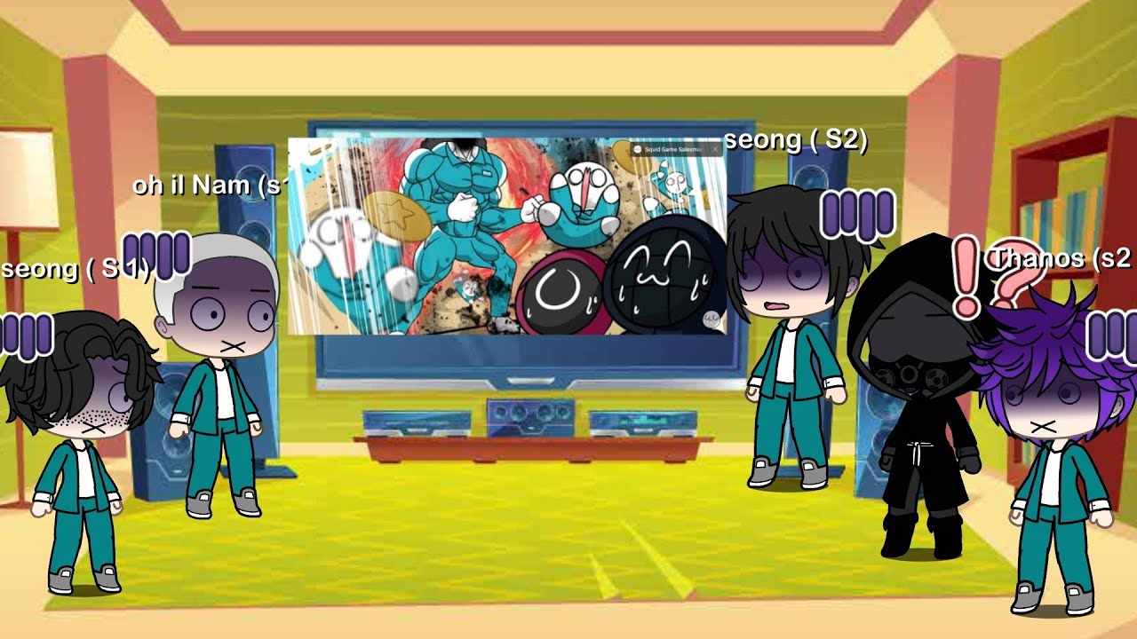 squid game S1 and S2 react to ‎@somacguffin  ( I dont own squid game, not my character's)