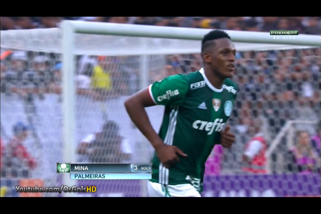 Gol de Mina, Corinthians 0 x 2 Palmeiras - Brasileirão 17/09/2016