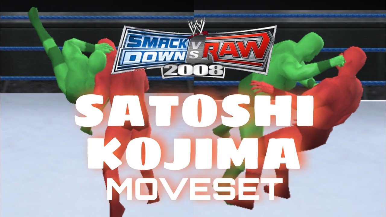 Satoshi Kojima Moveset for SvR 2008 PSP