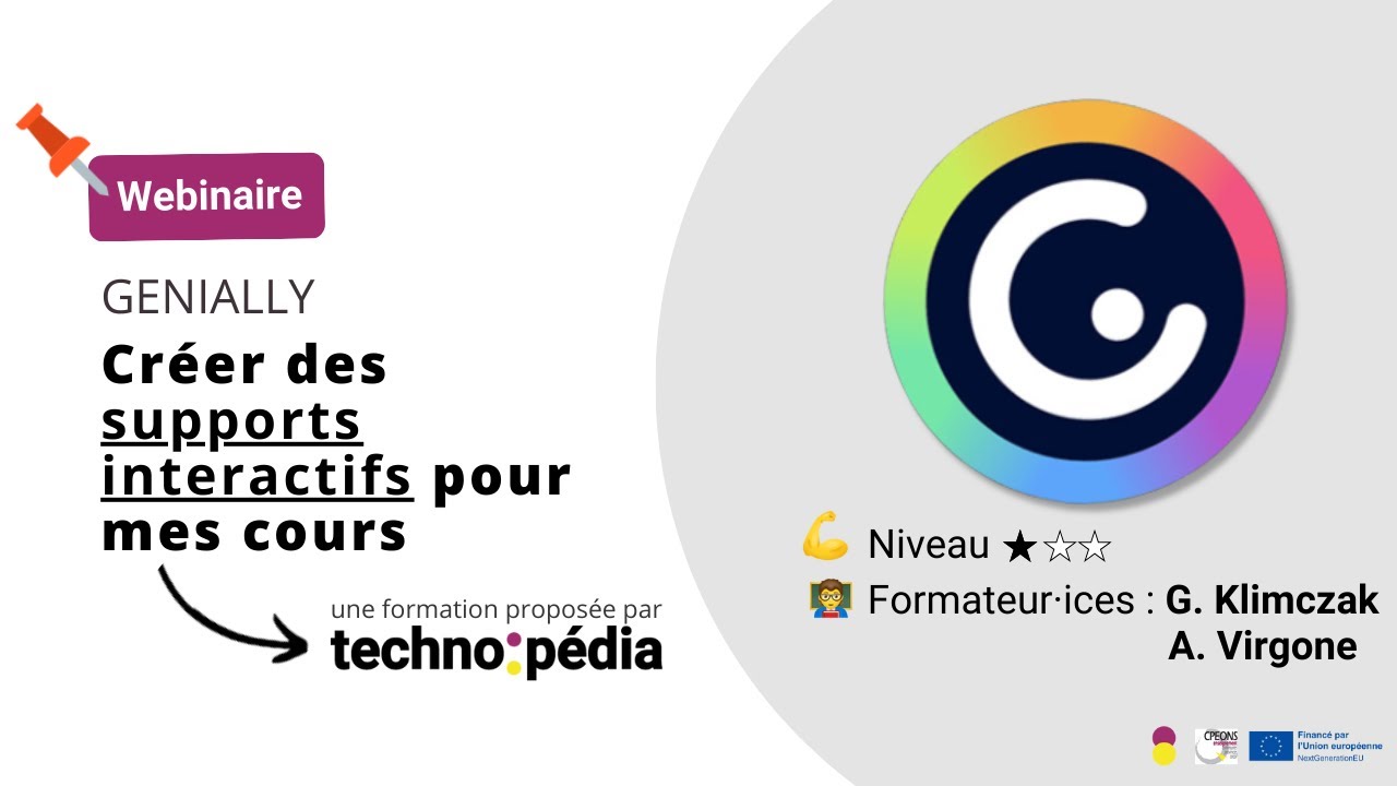 WEBINAIRE - Genially: Créer des supports interactifs pour mes cours