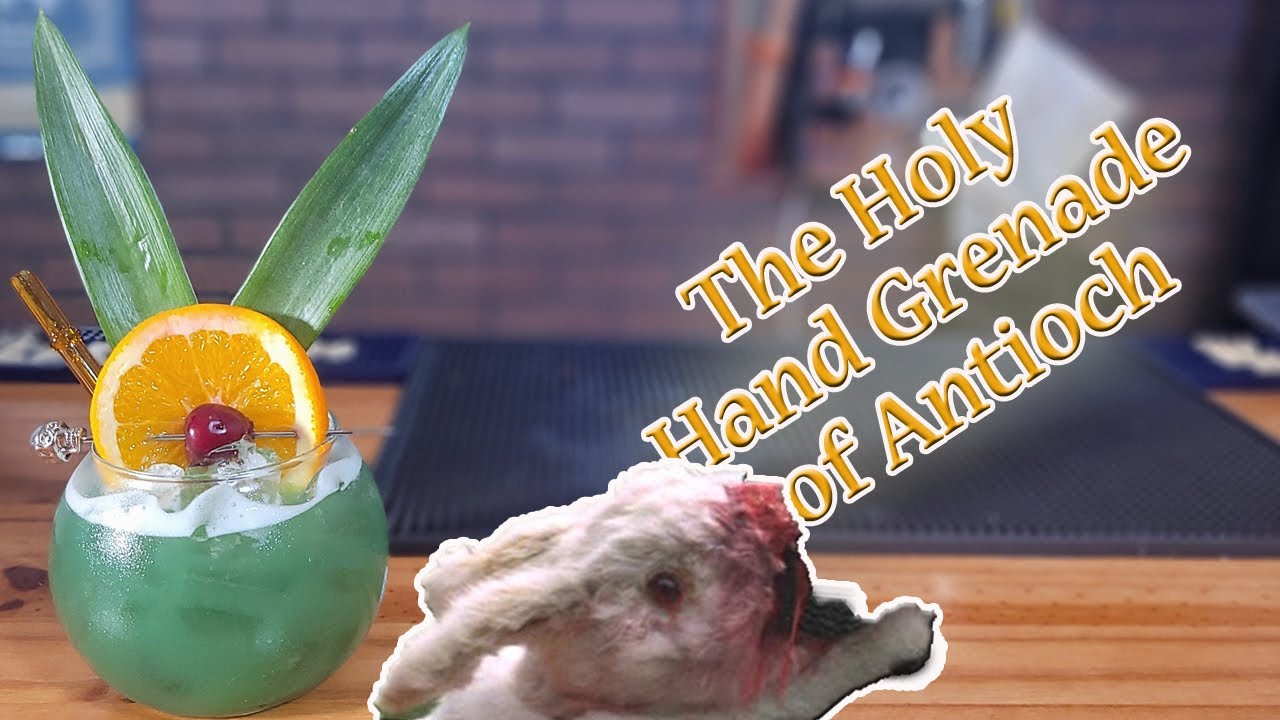 How to create the 'Holy Hand Grenade' Cocktail: A Monty Python Mixology Adventure