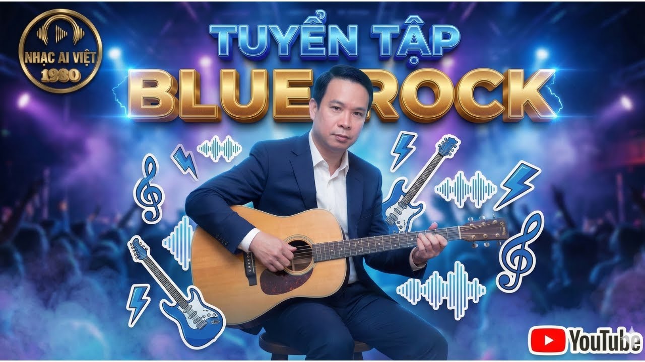 NHẠC BLUE ROCK VIỆT TUYỂN CHỌN | NHẠC AI VIỆT 1980 #BLUEROCK #NHACAIVIET1980