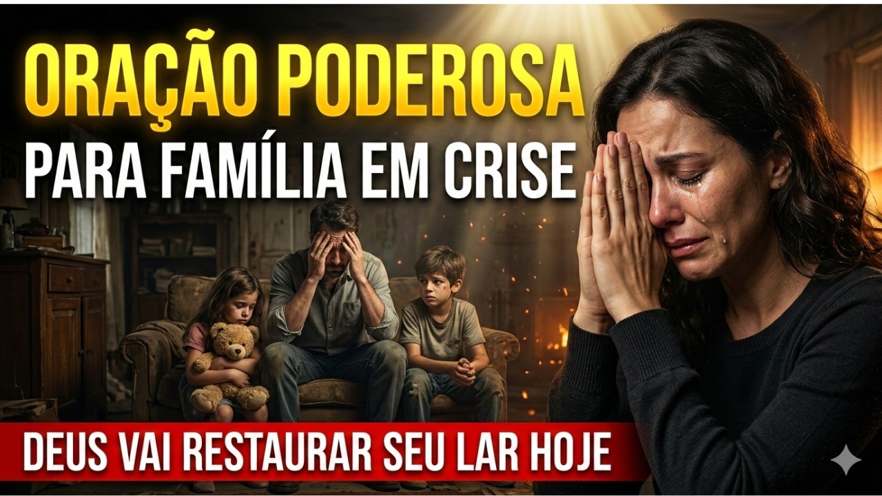 ORAÇÃO URGENTE PARA FAMÍLIA EM CRISE | Deus Pode Restaurar Seu Lar