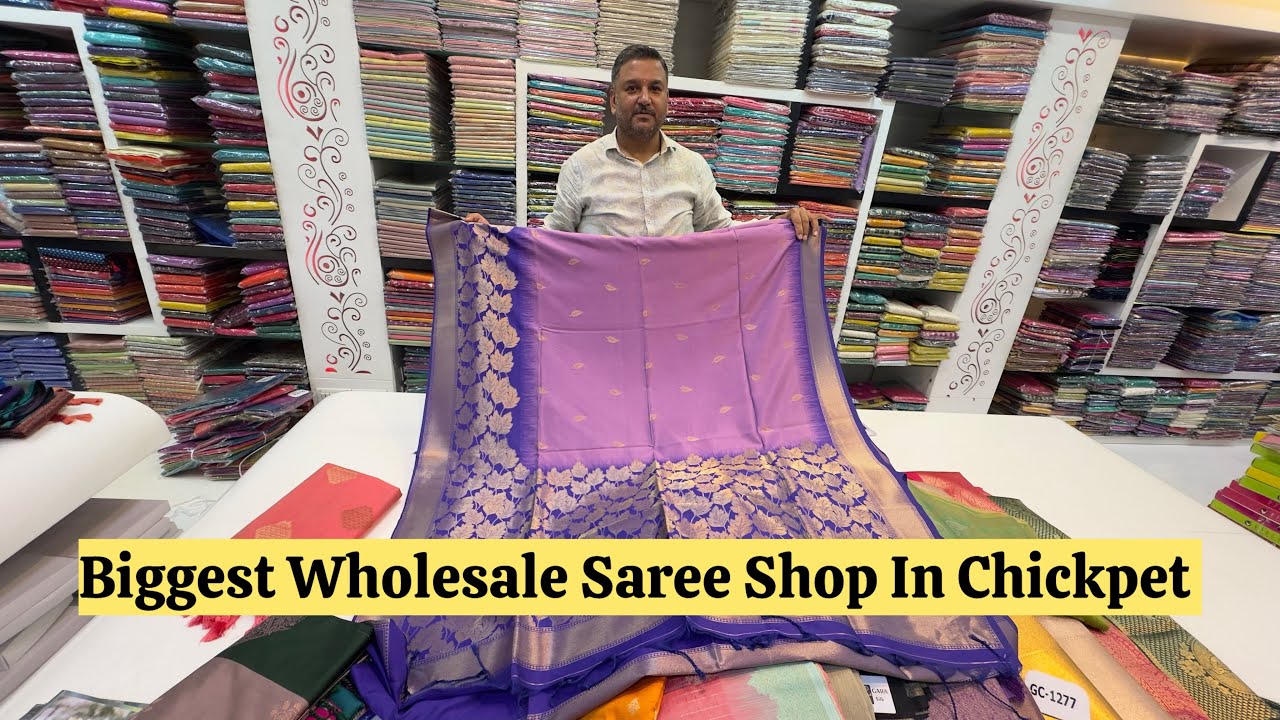 Chickpet Wholesale Saree Shop | Ugadi Festival Special Sarees | Best Wholesale Saree Shop