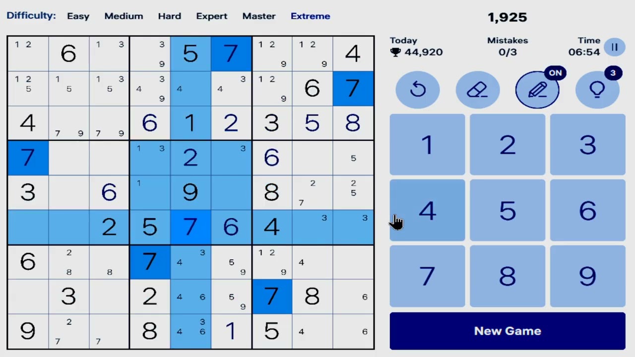 SUDOKU EXTREME THIEP 272
