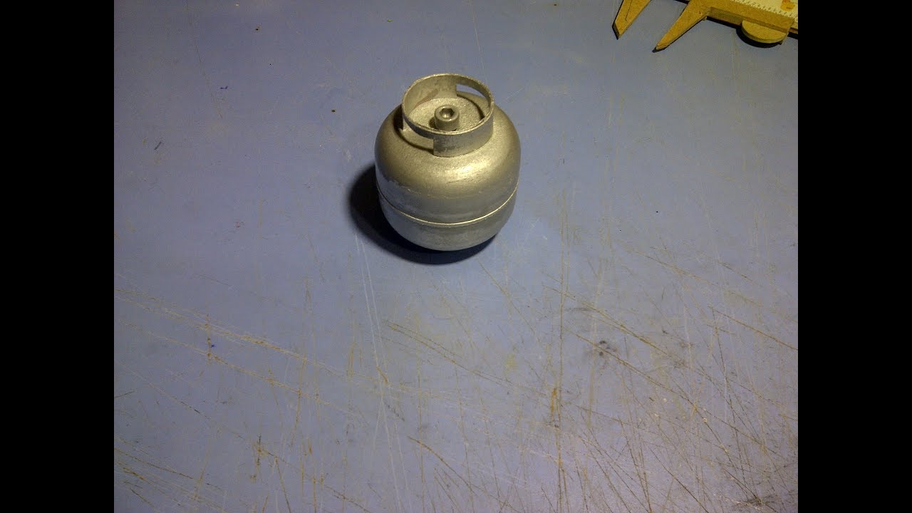 Mini butijão de gás feito com borracha de EVA