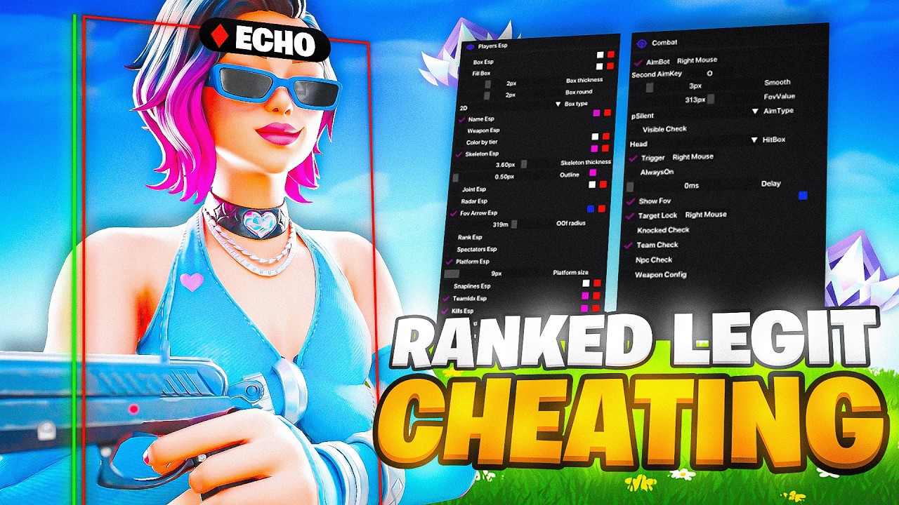 I Used Fortnite CHEATS In Ranked! (E-GIRL RAGED😡)