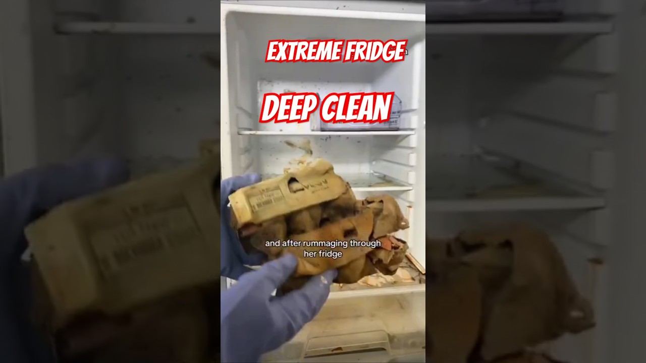 Cleaning a Cockroach- Infested Fridge!