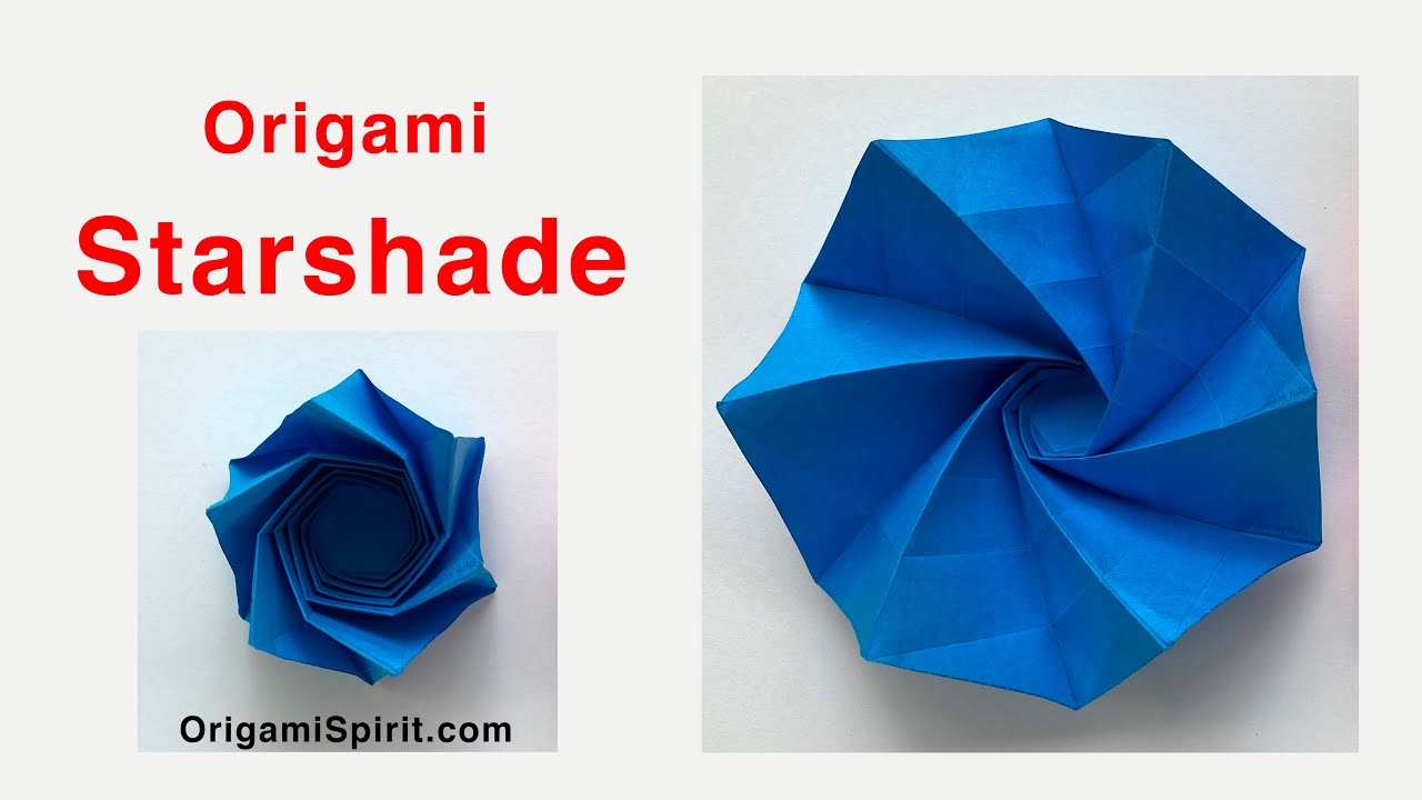 How to Make an Origami Paper Starshade