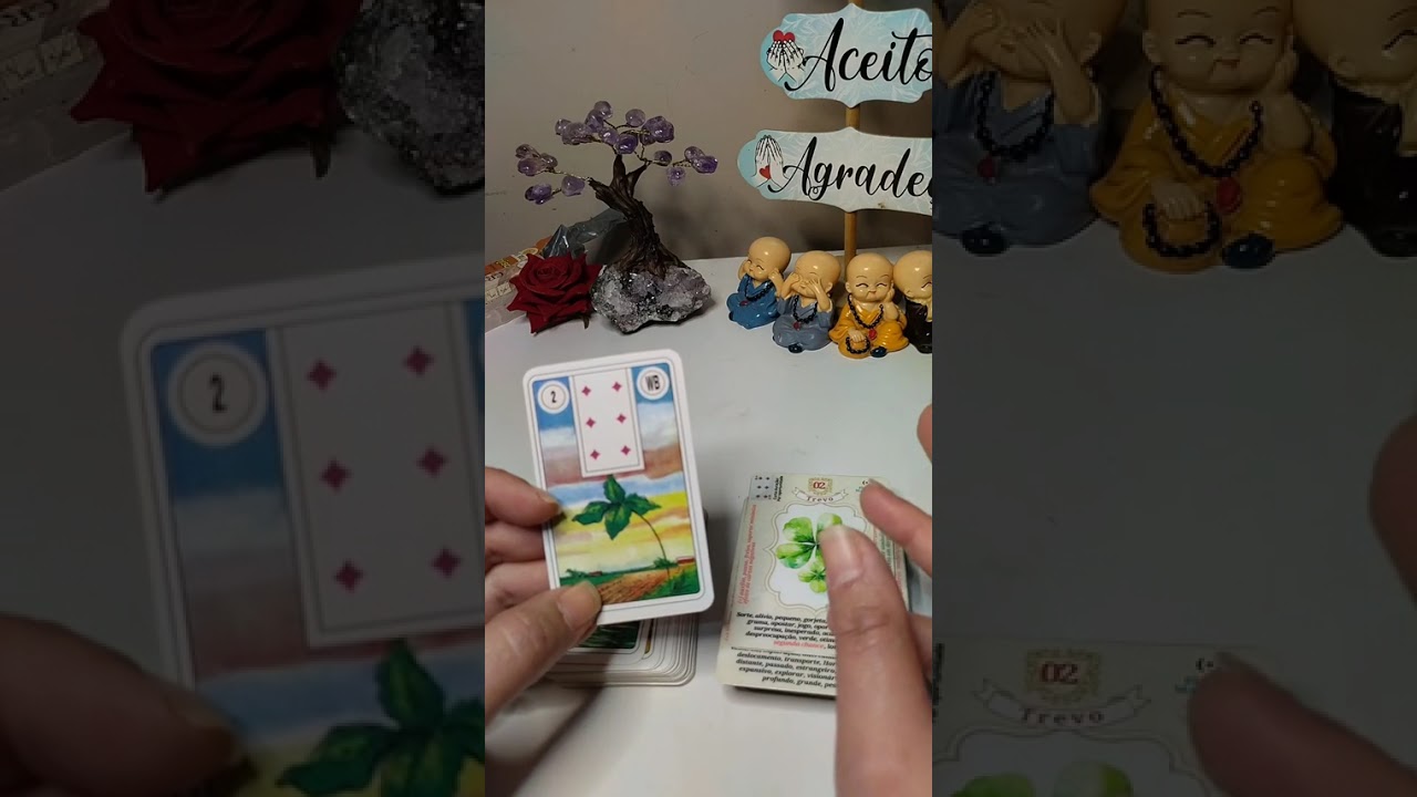 🍀02- A carta o Trevo 🍀 do Baralho cigano - Petit Lenormand ❤️✨